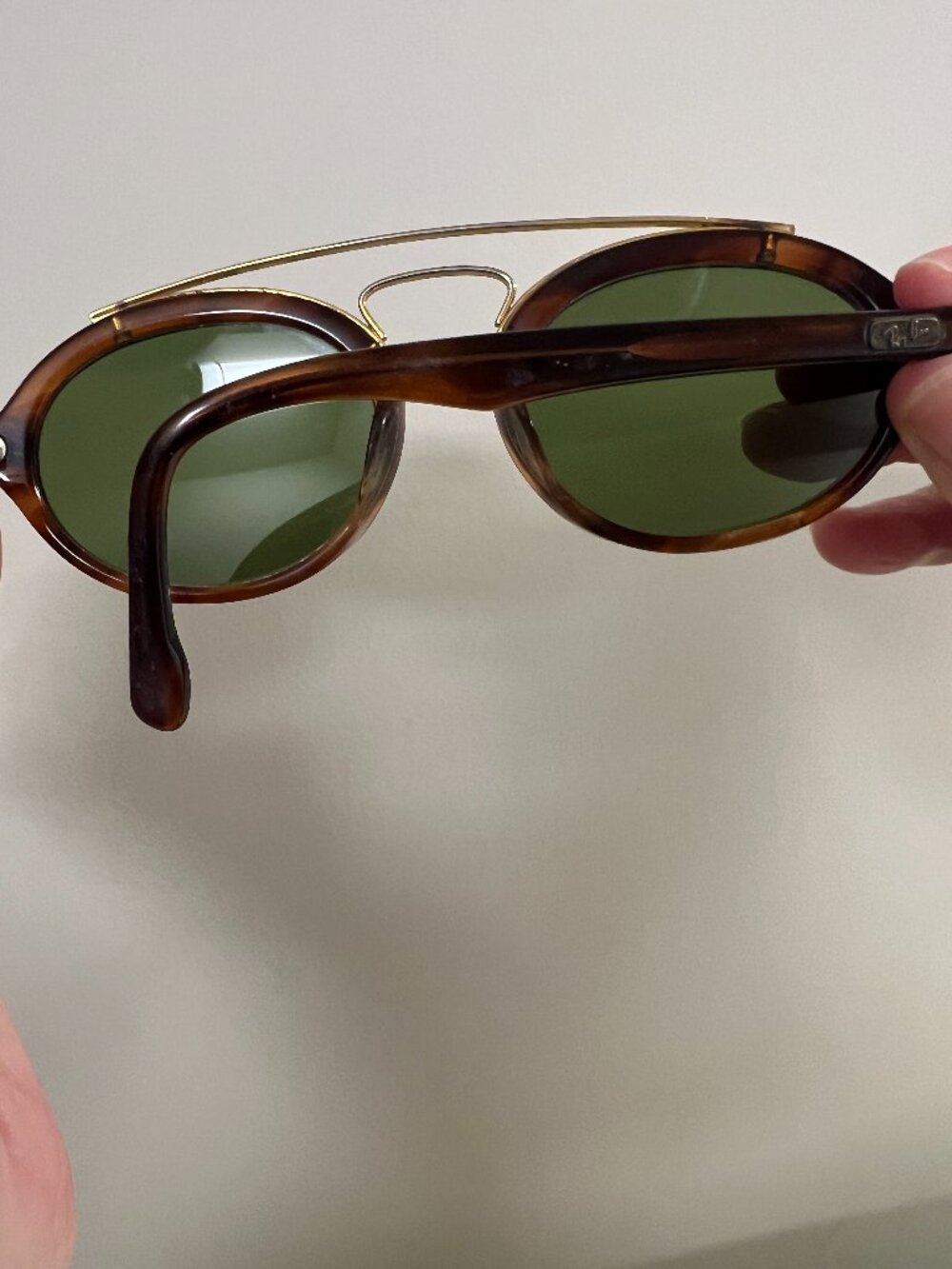 Vintage B&L Ray-Ban Gatsby Style 6 W0941 Tortoise & Gold Sunglasses - Picture 2 of 10